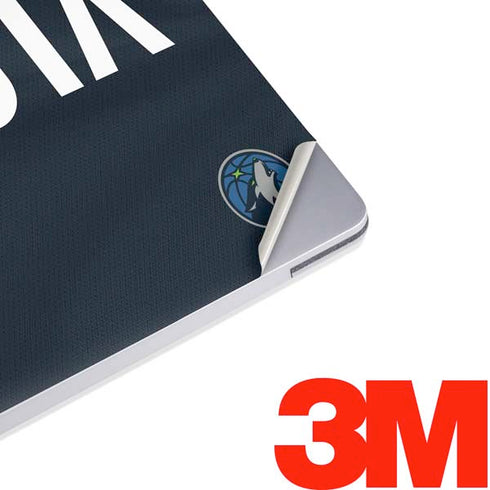 NBA Minnesota Timberwolves Jersey Surface Laptop 2 Skin